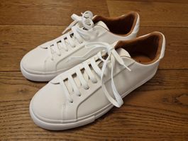 Weisse ZARA Sneaker Gr. 41 Lederoptik neu