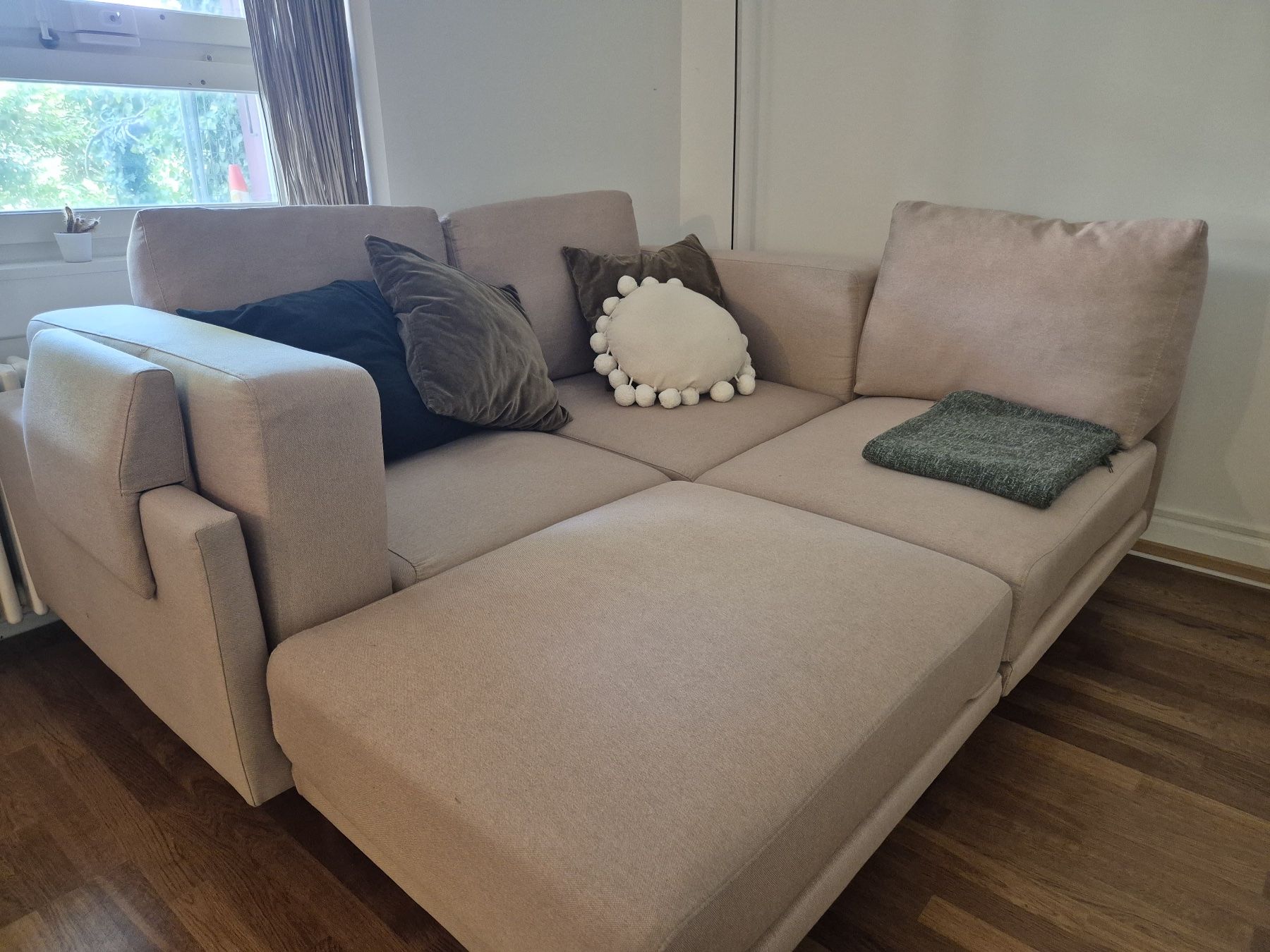 Livom Divani: Modulares Sofa Donna 4-Sitzer mit Schlaffunktion – Usato da Basel venduto da Eddimor 1