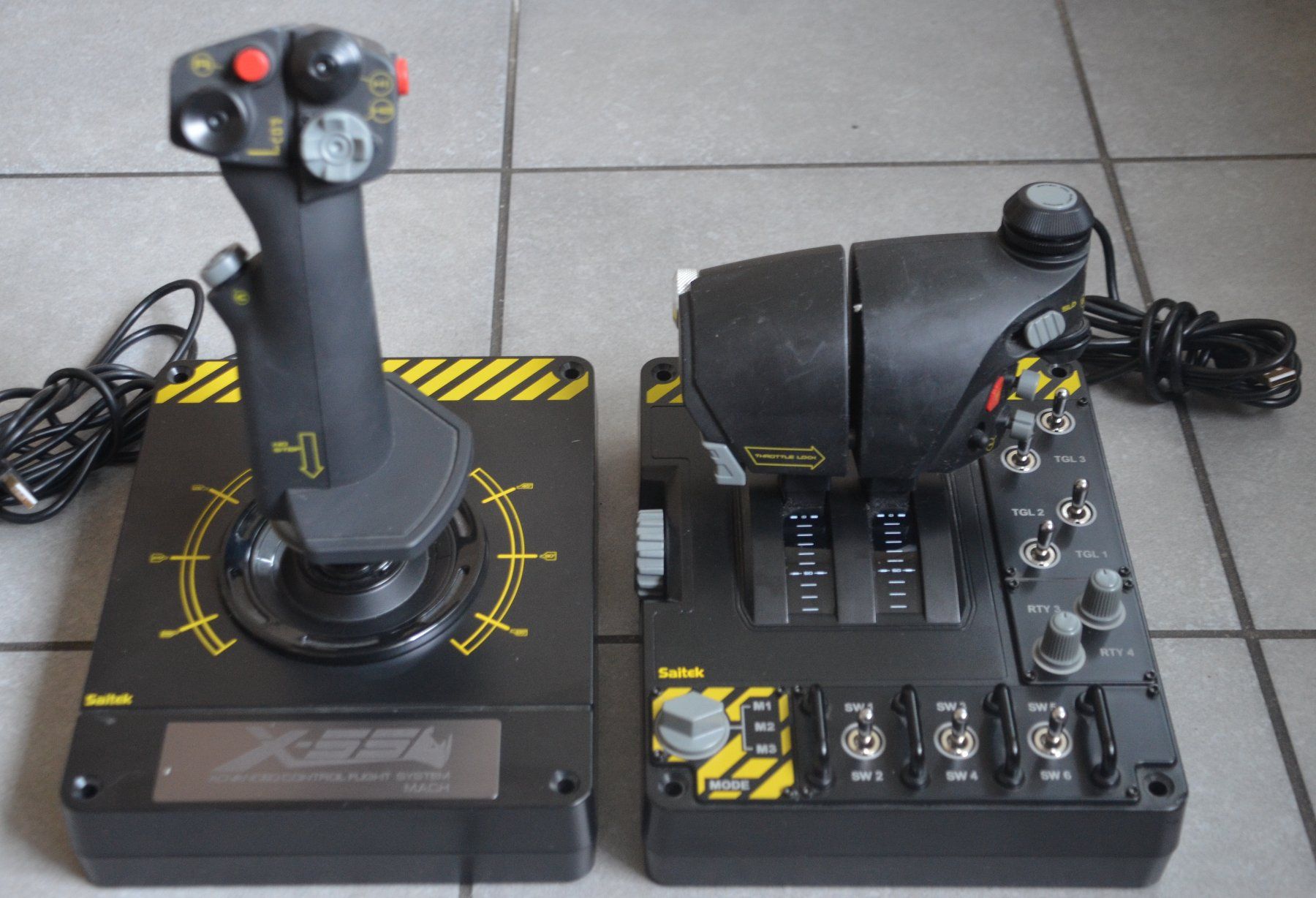 Saitek Controller: Saitek Pro Flight X-55  Rhino 43215 – Gebraucht aus Collonges von arashee 1