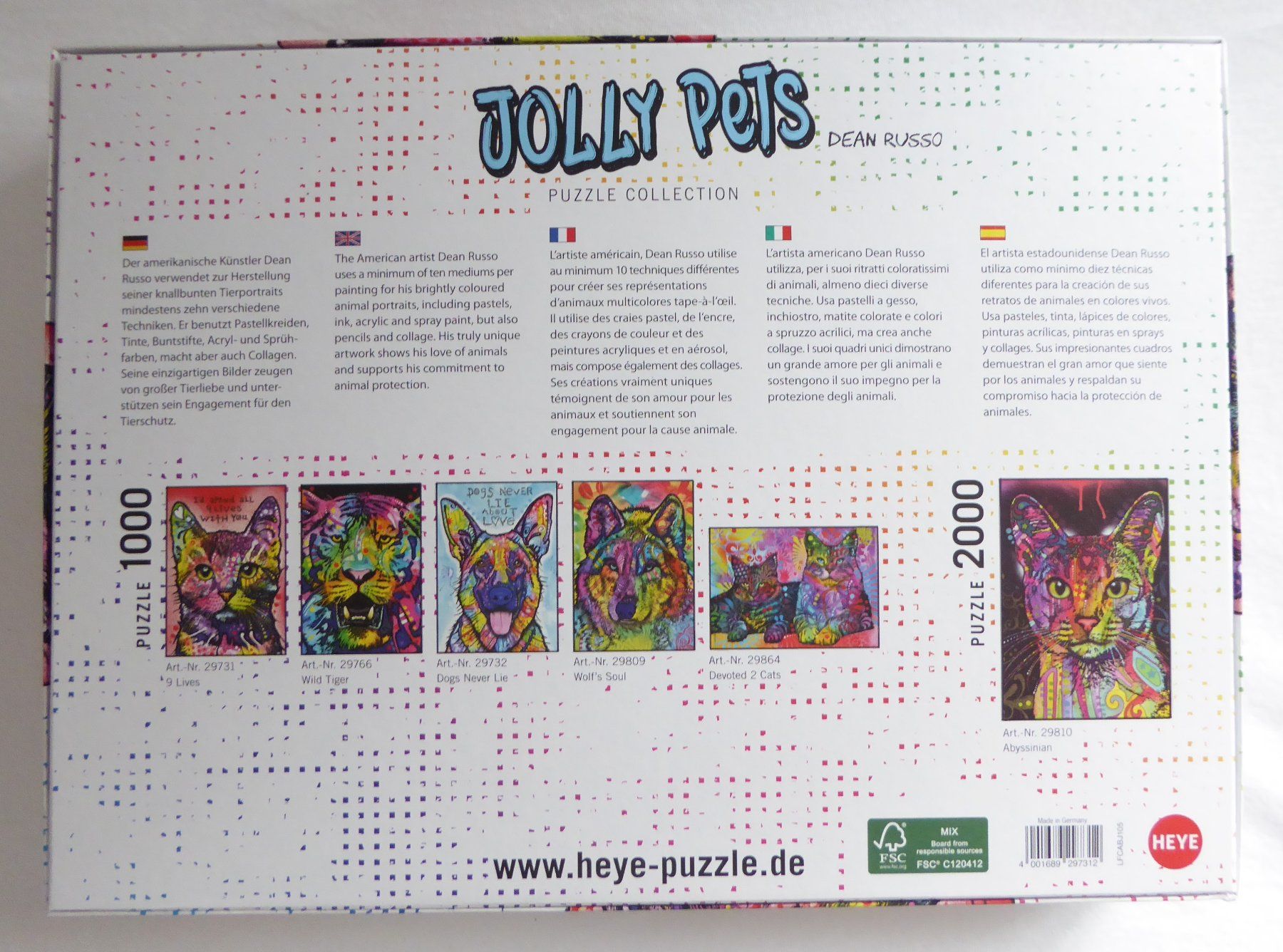 Heye Puzzle: Heye-PUZZLE - Katze – Usato da Mauren venduto da Yeelen 2