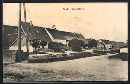 AK Alle, Rue de l'Eglise, 1913