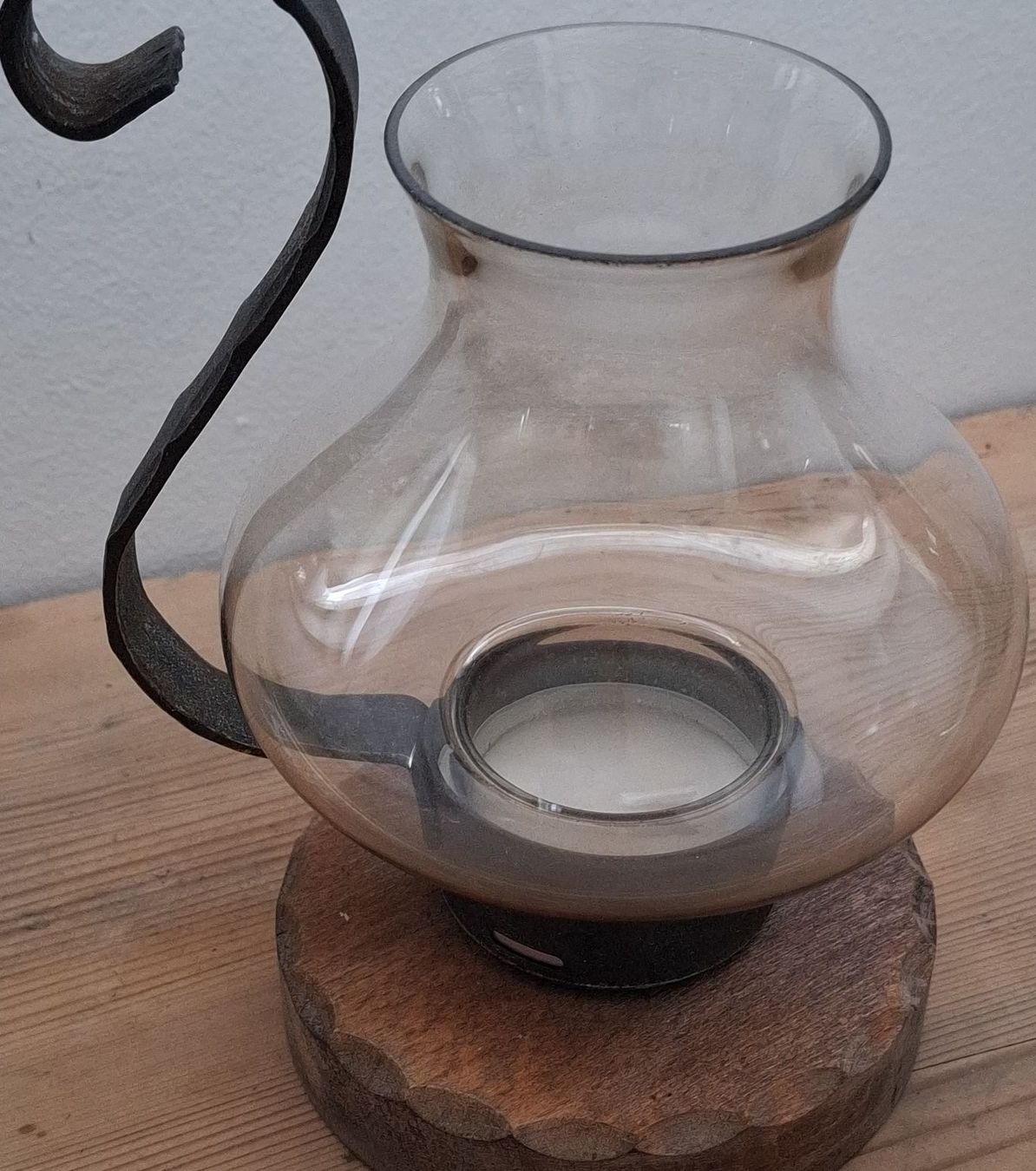 Bougeoirs: Windlicht Glas Metall Holz – D'occasion à Buochs par regenbogen7365