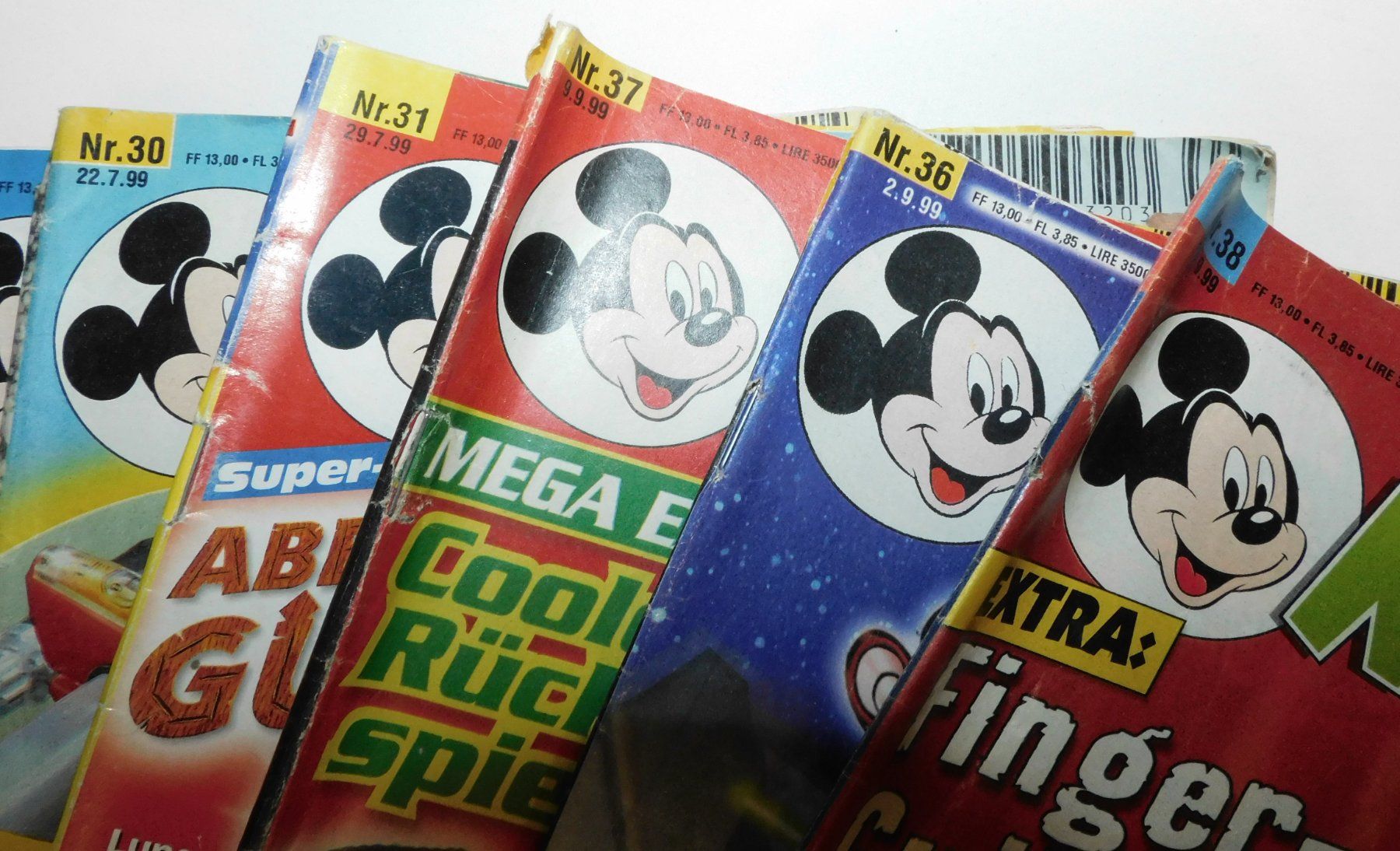 Fumetti: Comic 10 Micky Maus Hefte von 1999 -  alte Comic Hefte   geb – Usato da Sursee venduto da 76 6