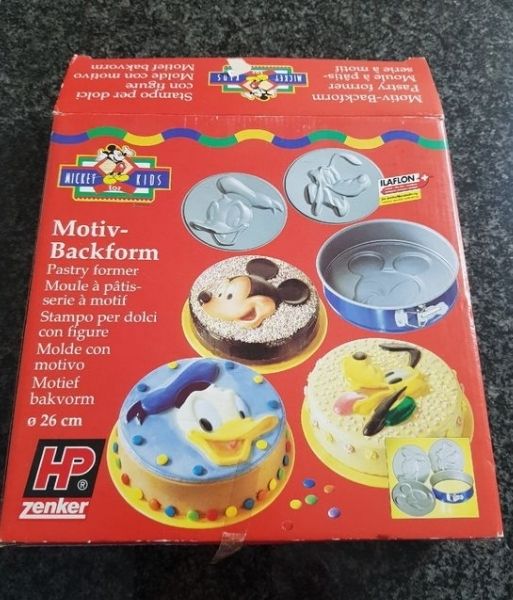 Moules à gâteaux: Motiv Backform Mickey Mouse, Durchmesser 26 cm – Neuf (Voir description) à Mauensee par Braut-kleid