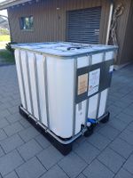 IBC Container 1000 Liter auf Kunststoffpalette neuwertig