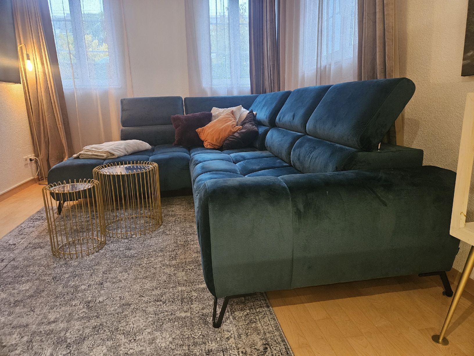 Divani: Ecksofa / Wohnlandschaft / Sofa smaragdgrün – Usato da Arbon venduto da NinaD1987