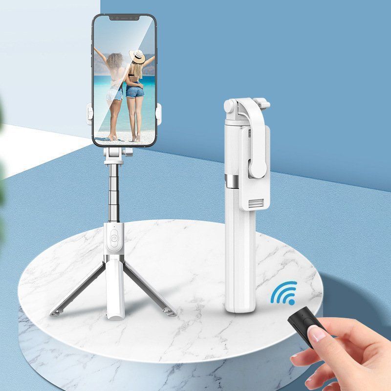Treppiedi & Teste: NEUF Selfie stick Blanc 103cm avec trépieds télécommande – Nuovo e nell'imballaggio originale da Morges venduto da All4nature