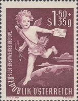 Österreich 972 Tag der Briefmarke 1952 postfrisch **