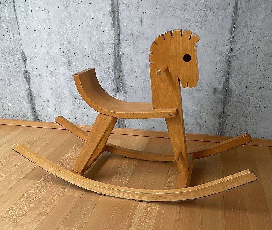 Giocattoli: Holz-Schaukelpferd nostalgisch – Usato da Boll venduto da Bubo88