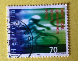 Nr.989 GESTEMPELT Radfahrer 2000   Siehe Original Fotos.  ﻿
