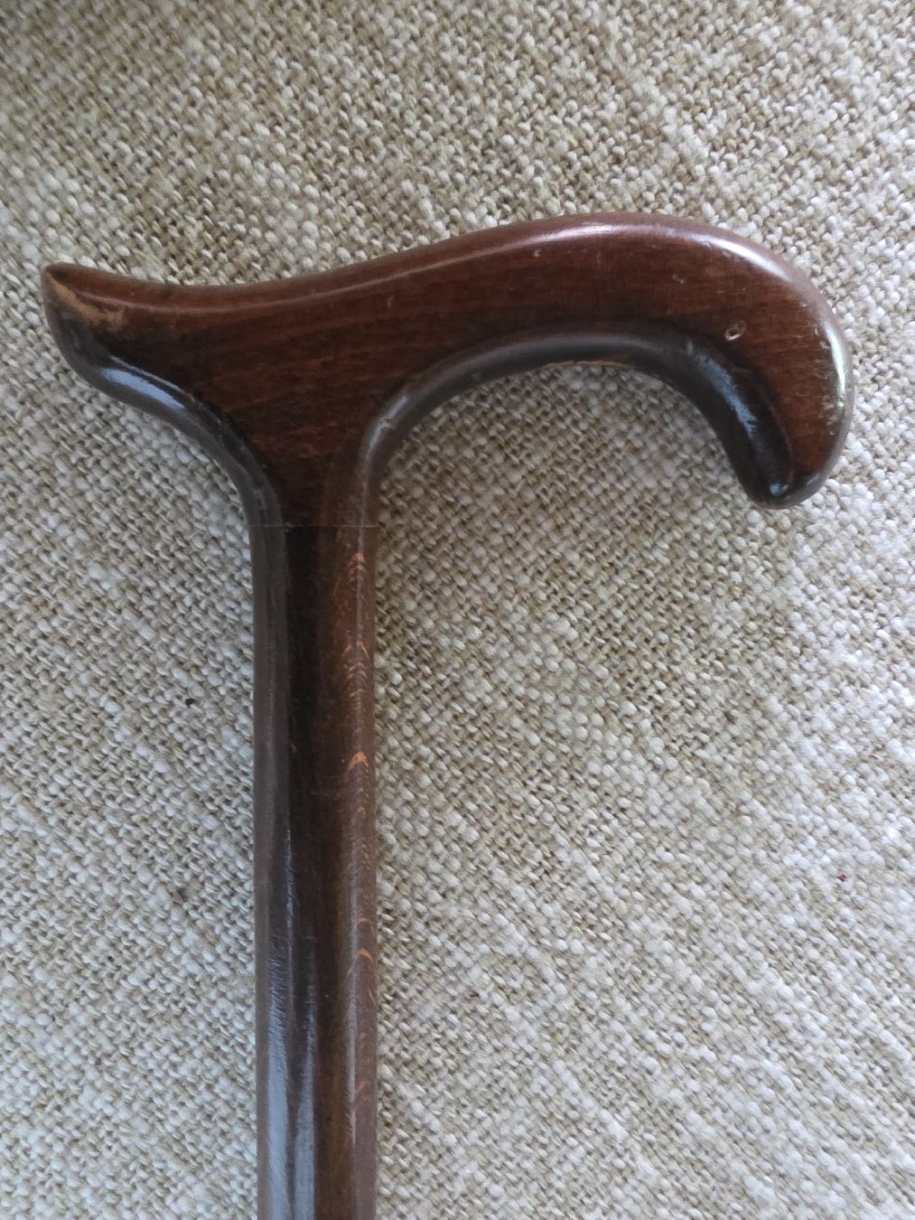 Ausili per la deambulazione: Walking Stick dark brown curved handle – Usato da Hinwil venduto da Ehretstock8 1