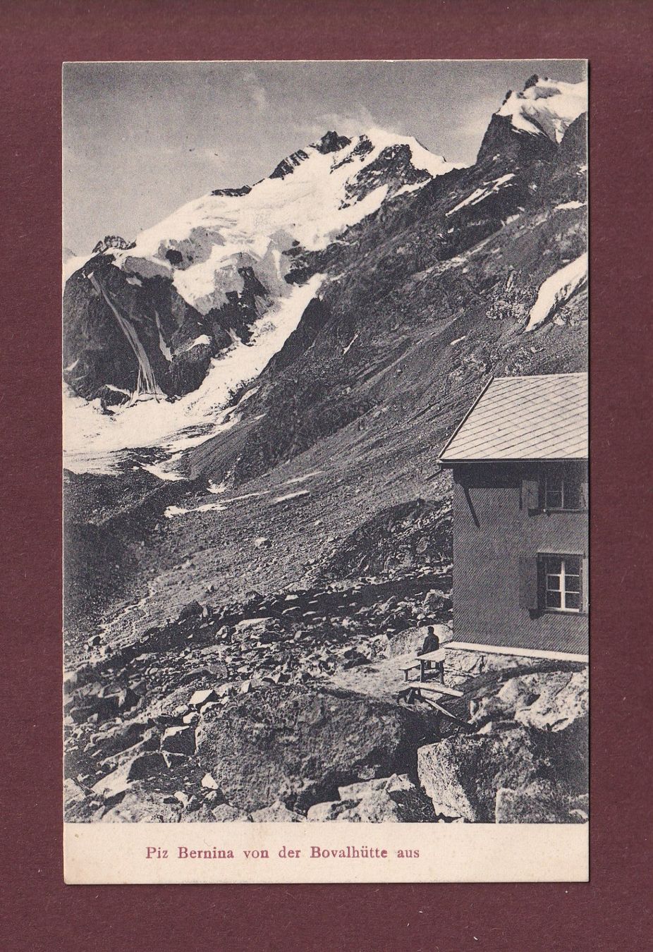 Cartoline postali: BOVALHÜTTE - Piz Bernina – Usato da Pully venduto da nicecards