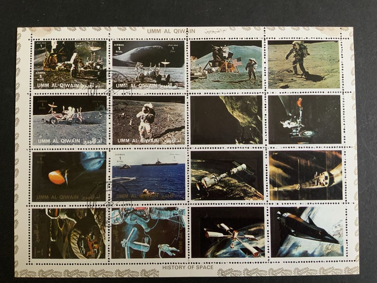 Alle Briefmarken: Weltraum Briefmarken – Gebraucht aus Binningen von chr_cr5n 2