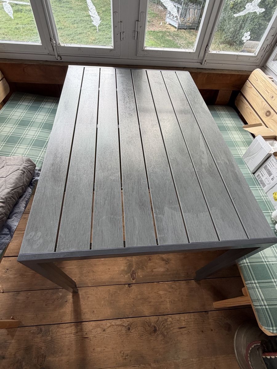 Tables: Gartentisch anthrazit rechteckig – D'occasion à Oppligen par RubySeadragon 2