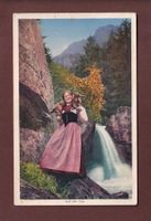 AUF DER ALP - Frau - Tracht - Ziege - 1928 // Falte //