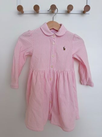 Ralph Lauren Knit Oxford Dress & Bloomer 18m