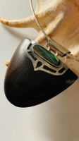 Neuseeland Silber Paua Teakholz Anhänger ℨ Silberkette