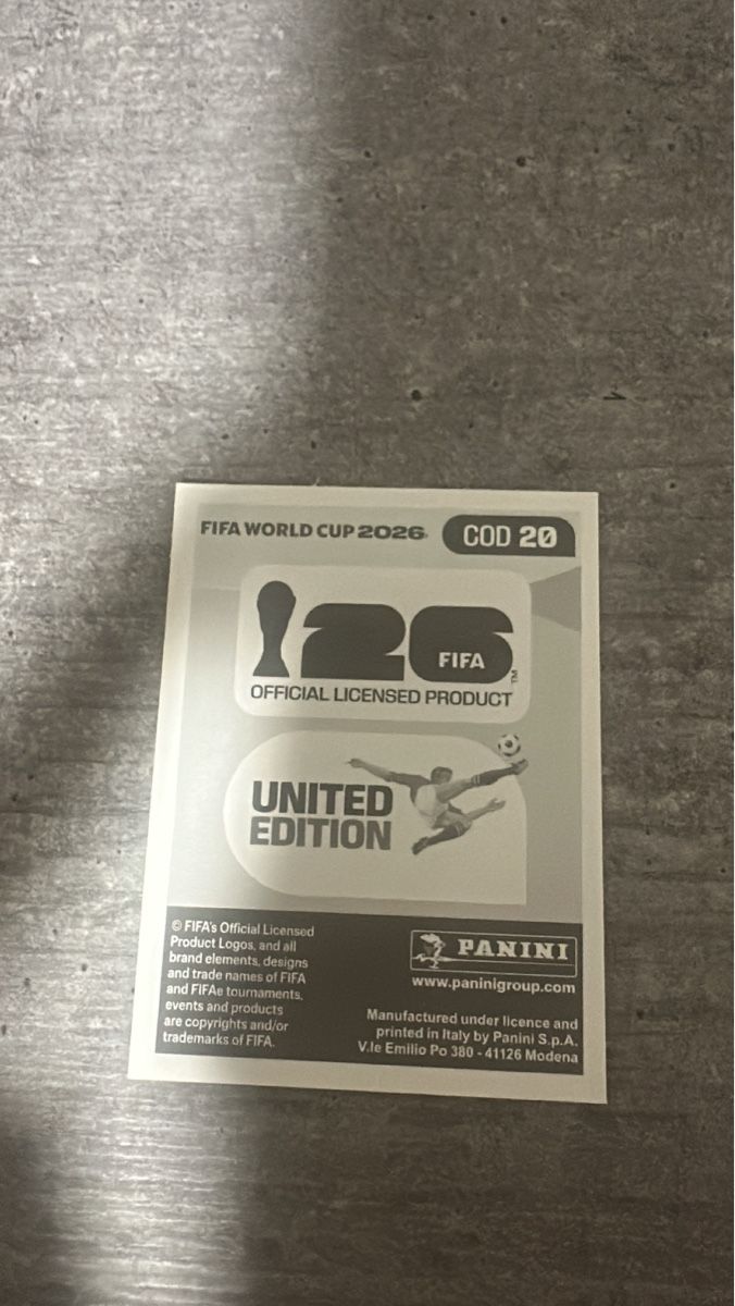 Panini Carte collezionabili: COD 20 , FIFA WORLD CUP 2026 PANINI  – Nuovo (secondo la descrizione) da Frauenfeld venduto da 1PegPeg1 1