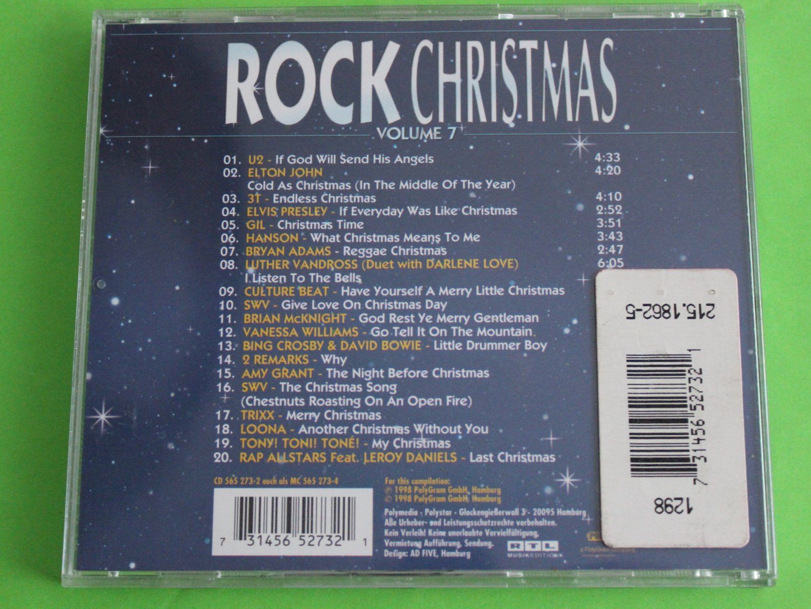CDs: ROCK CHRISTMAS VOLUME 7 (CD) – Gebraucht aus Tübach von JamesStone 2