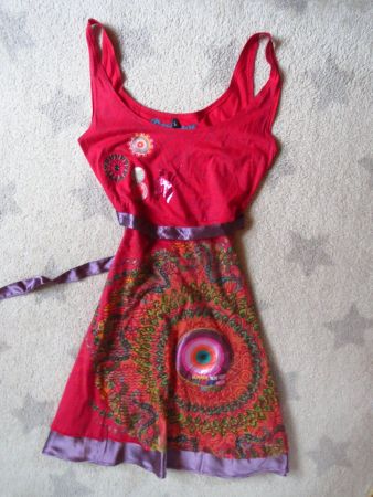 spezielles DESIGUAL Damen Kleid Gr L