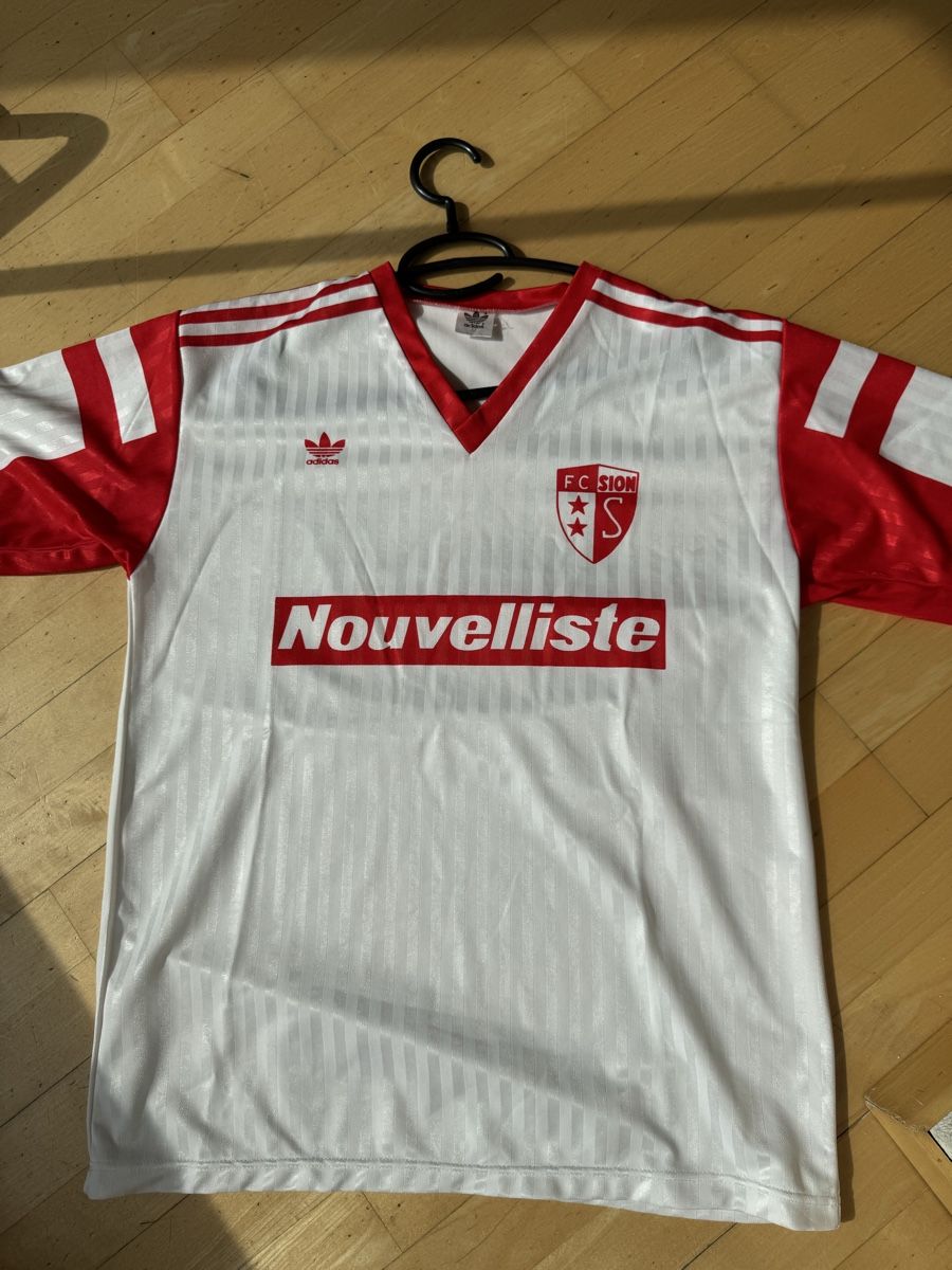 Adidas Canottiere & Pantaloni: Fc Sion 90/91 home shirt – Nuovo (secondo la descrizione) da Baden venduto da  8