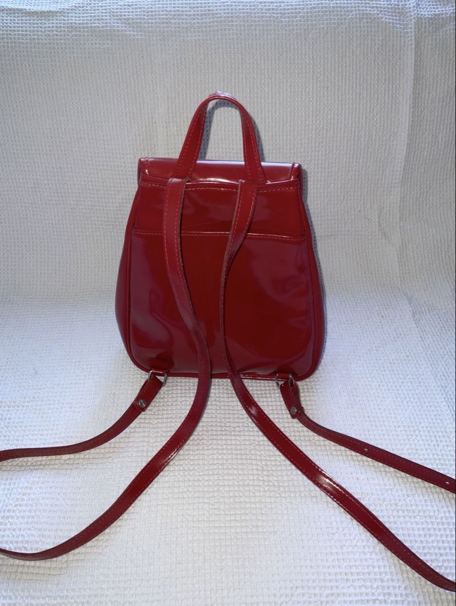 Longchamp Zaini: Longchamp Le Pliage Cuir / Lackleder Mini-Rucksack – Nuovo (secondo la descrizione) da St.Gallen venduto da chevyy 2