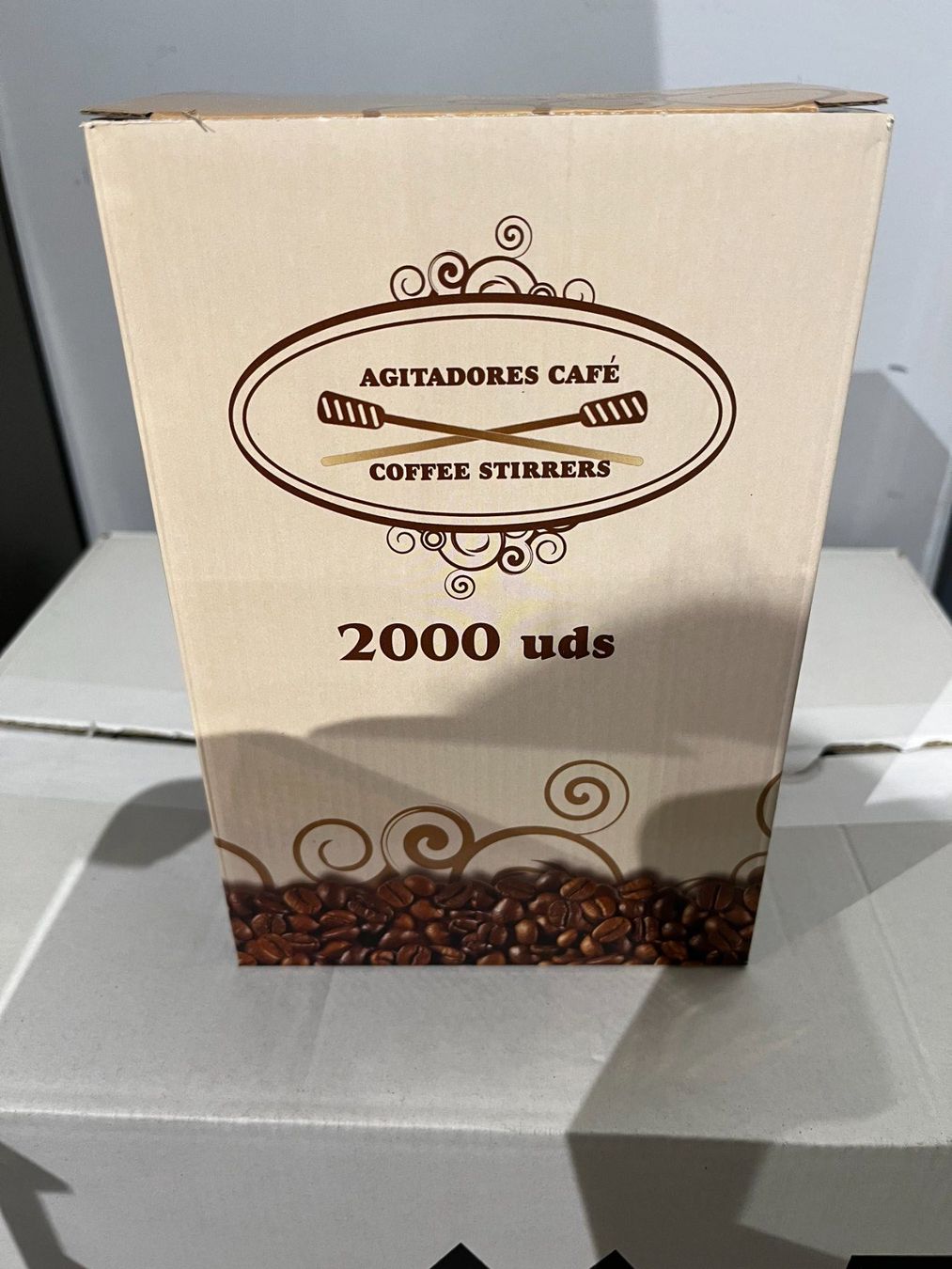 Cucchiai: 2000 Rührstäbli in Spenderbox 11.2cm – Nuovo e nell'imballaggio originale da Olten venduto da Einwegparadies 1