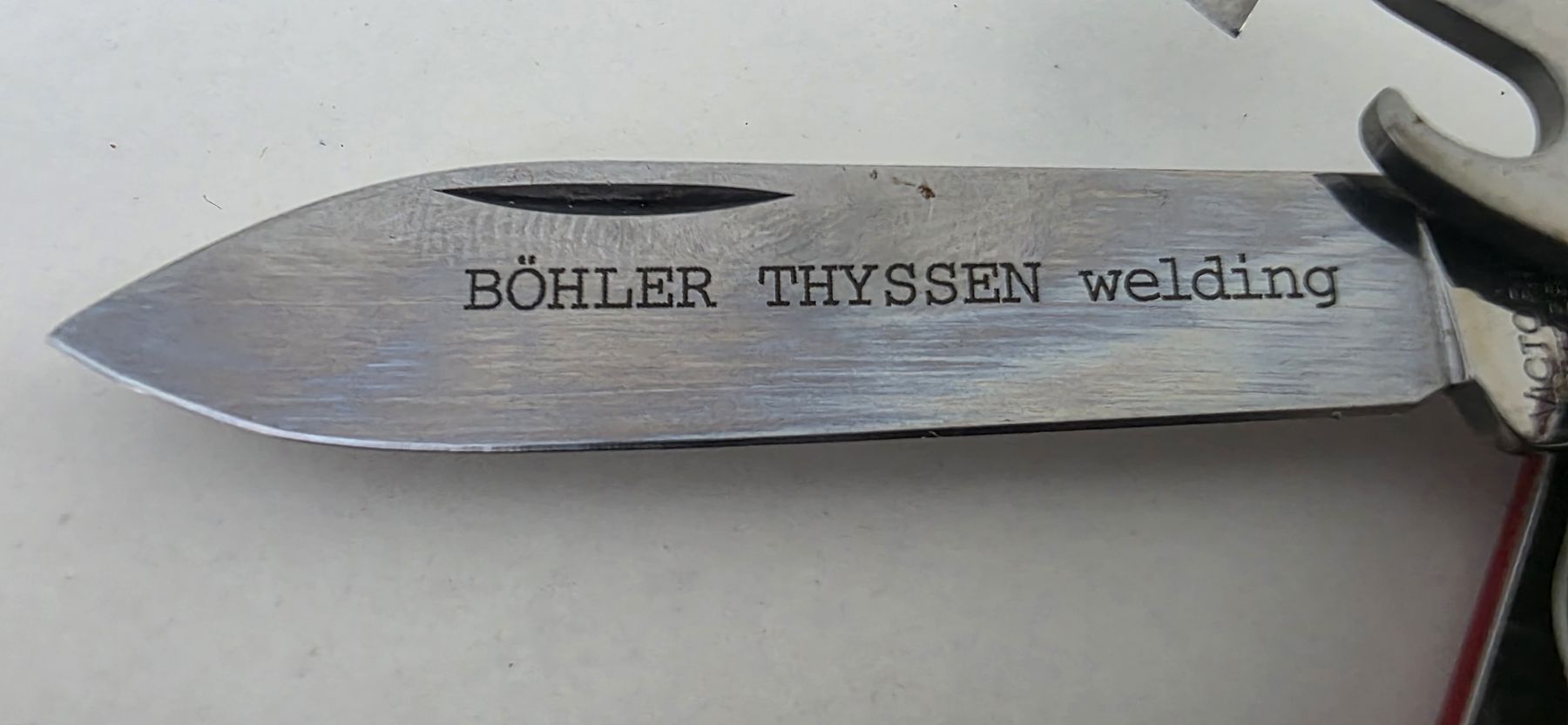 Victorinox Coltelli tascabile: Victorinox - Böhler Thyssen welding – Usato da Niederuzwil venduto da 262305 1