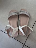 Sandalen Damenschuhe Strass weiss Grösse 39 gebraucht