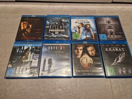Alien vs, Akte X, Hannibal Horror Bluray 8 Stk