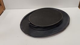 Antiker Klapphut Zylinderhut schwarz (L25)