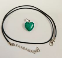 Neu! Herz Anhänger mit Kette - Charm Anhänger