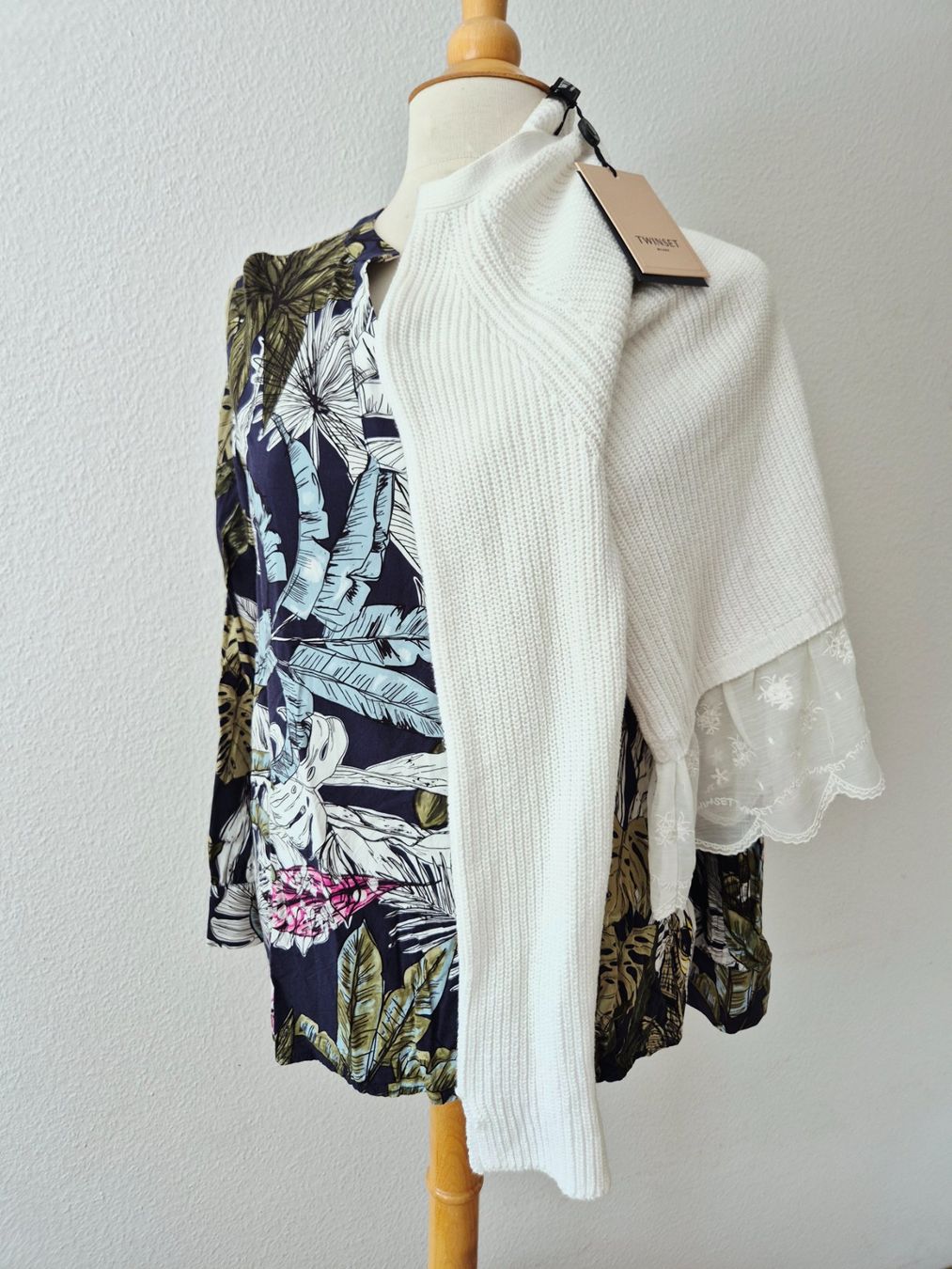 Twinset Maglioni & Felpe: TWINSET SIMONA BARBIERI PULLOVER PULLI XS 34 SPITZE,  TOP – Nuovo (secondo la descrizione) da Elsau venduto da the-colorful-side 9