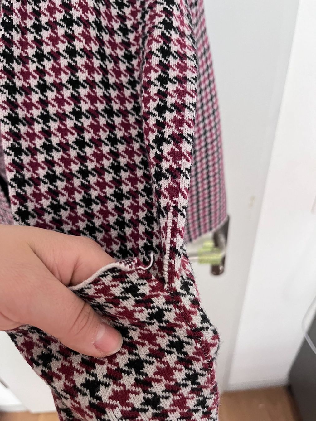 Giacche: Maroon/white/back knit blazer – Usato da Zürich venduto da kry_85p7 2