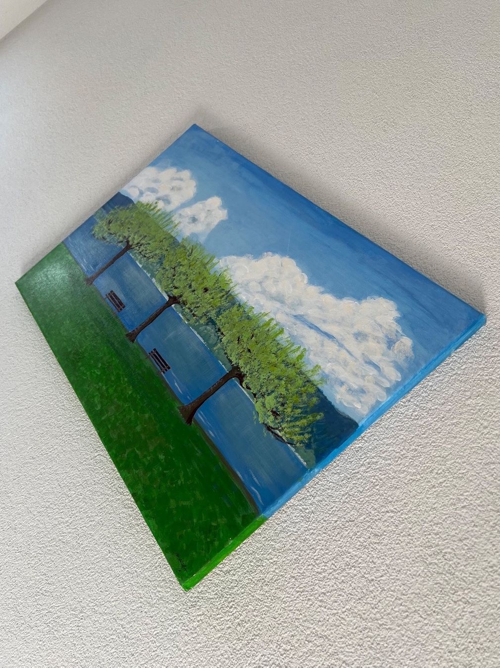 Gemälde: Acryl Bild, vom Grosi (1940) – Neu (gemäss Beschreibung) aus Biel/Bienne von HB13 3