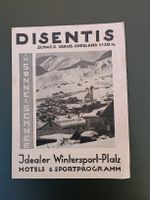 Alter Prospekt / Disentis - Ausgabe ca. 1930