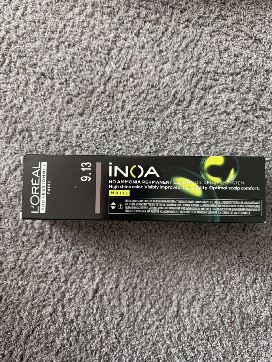 Tinte: L'Oréal INOA Haarfarbe 9.13 Neu – Nuovo e nell'imballaggio originale da Winkel venduto da lor_mg8x
