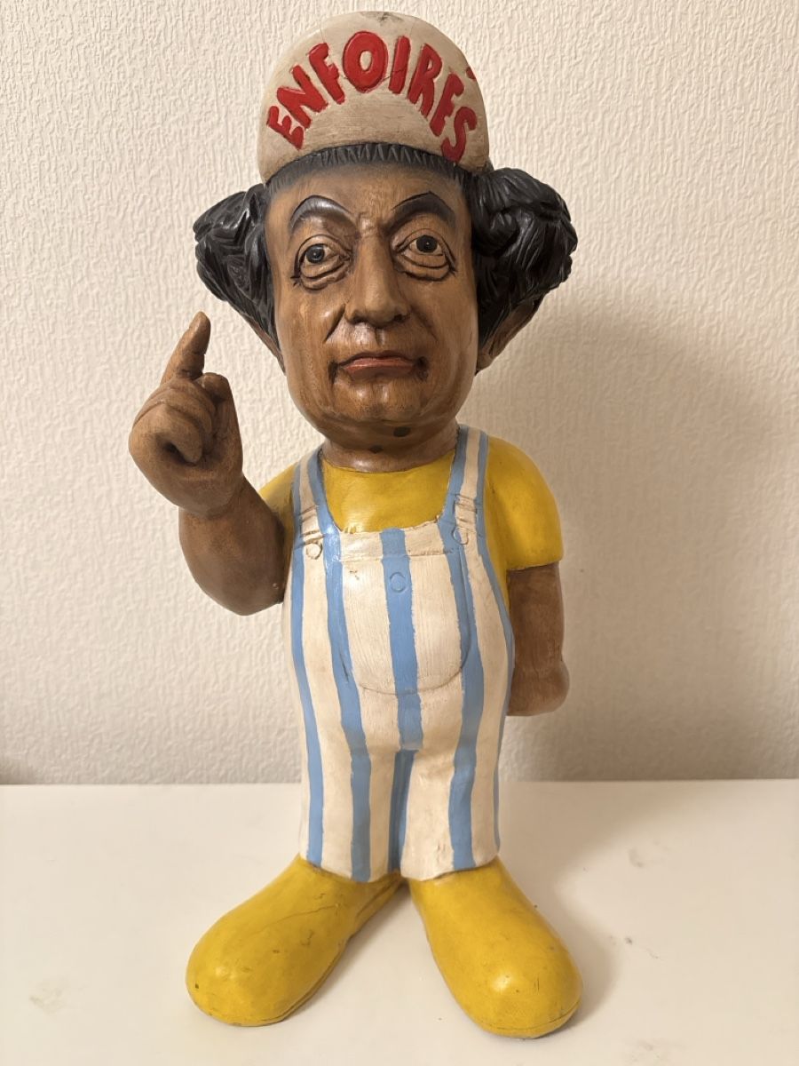 Figurines: Sculpture bois Coluche – D'occasion à Pully par shawyn 1