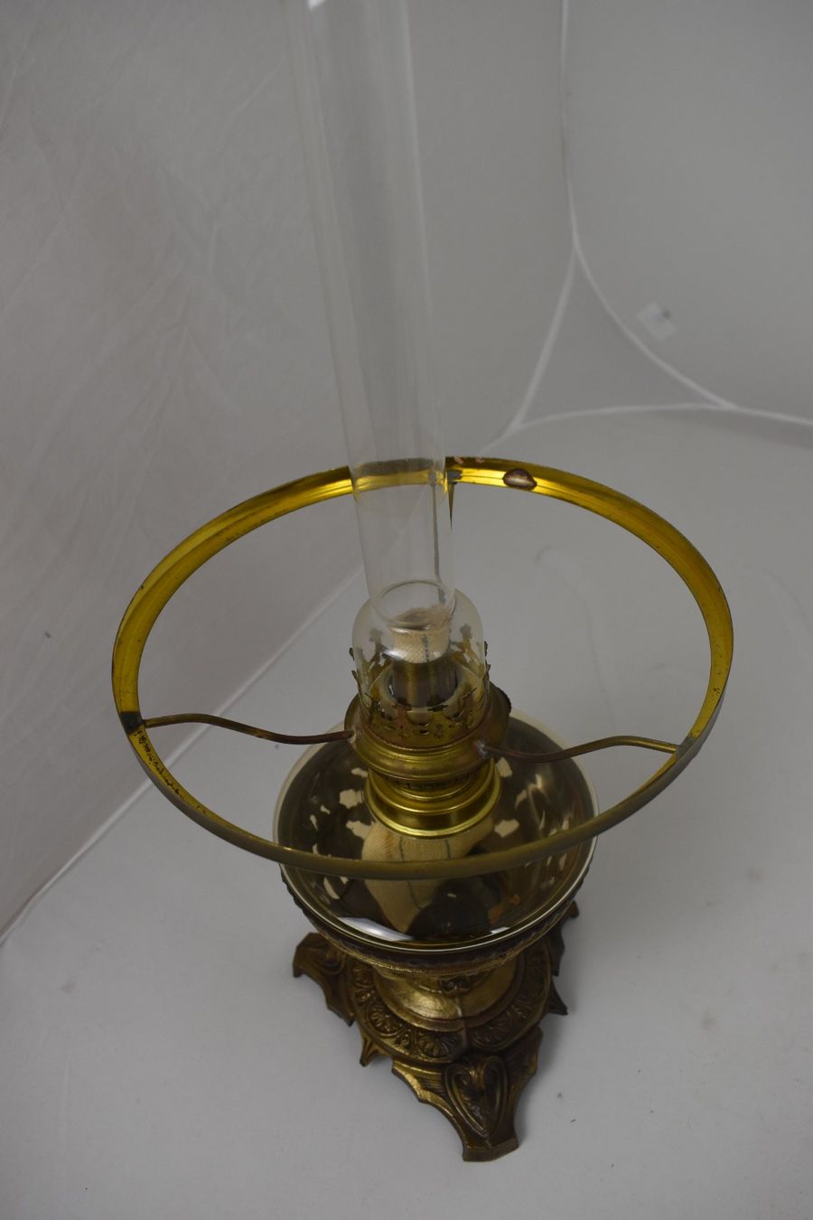 Lampade: Petroleumlampe in Rot / Gold – Usato da Interlaken venduto da schatzkiste_seeburg 5