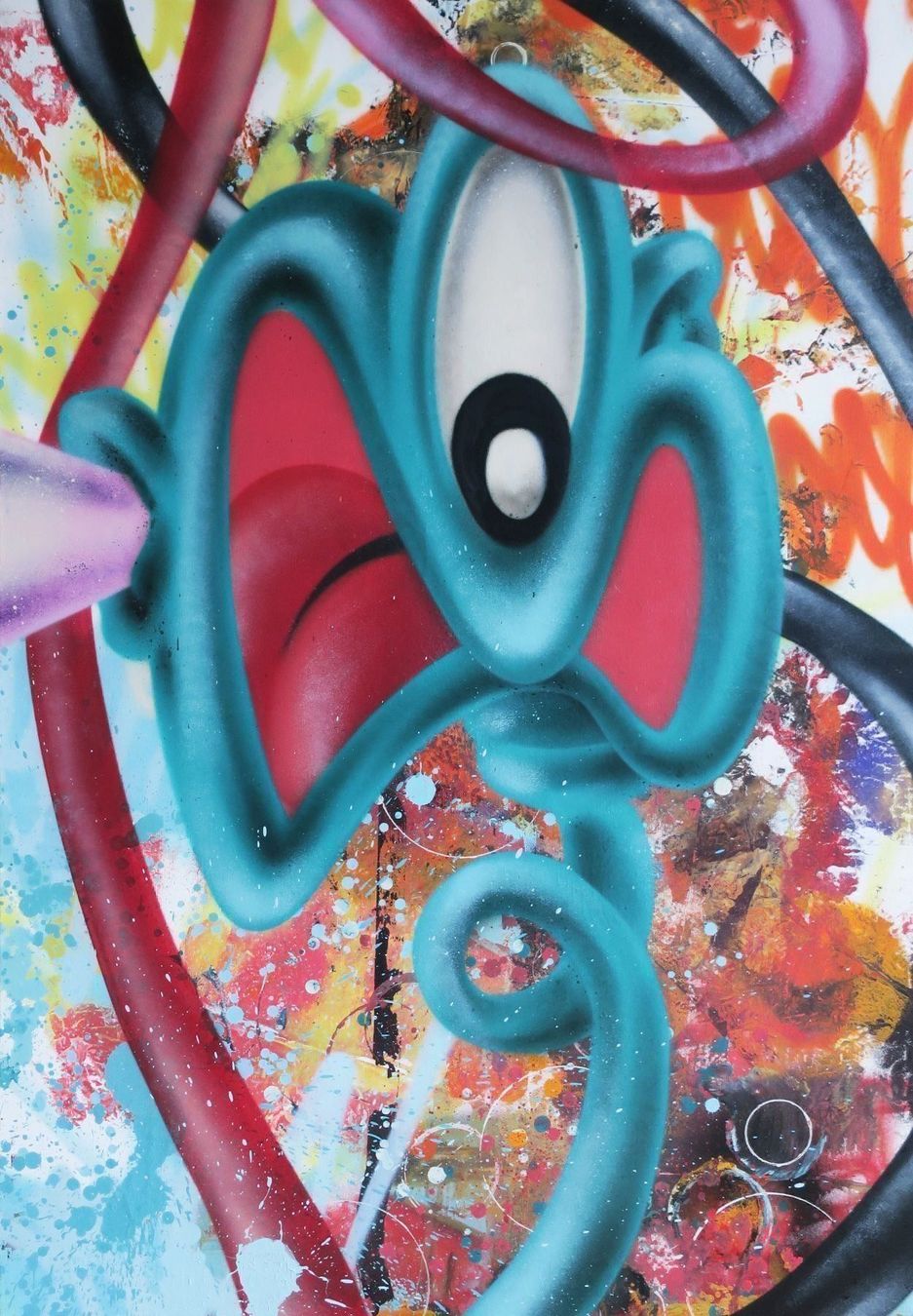 Posters & Illustrations: SEEN Original Graffiti auf Leinwand – D'occasion à Zürich par 1_marsmensch