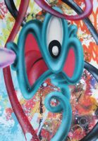 SEEN Original Graffiti auf Leinwand