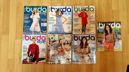 7 Burda style Nähmagazine mit Schnittmuster