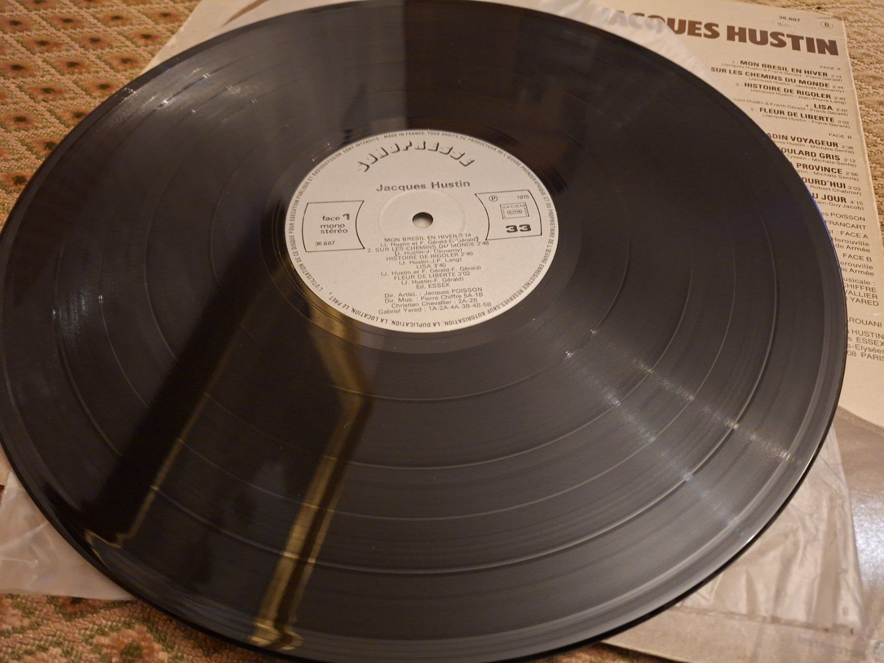 Schallplatten: French Folk - Jacques Hustin - 1975 – Gebraucht aus Bernex von Wannabehasbeen01 3
