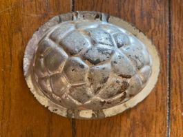 Ancien 1/2 Moule chocolat schokoladenform œuf 10cm