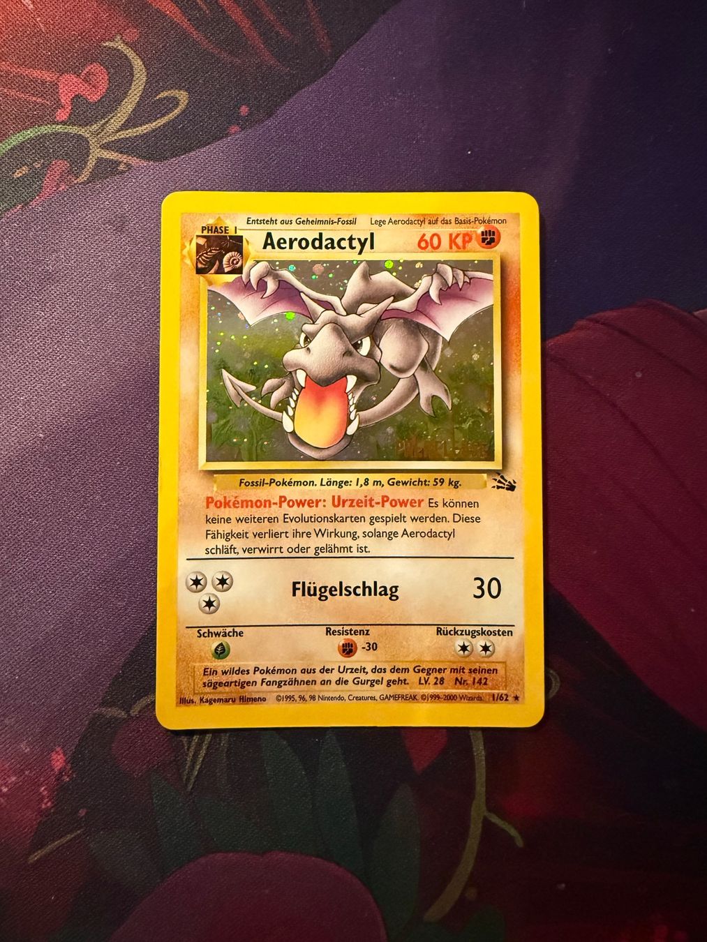 Pokémon Carte collezionabili: Aerodactyl - Fossil - Prerelease Stamp – Usato da Oberbüren venduto da wuna123