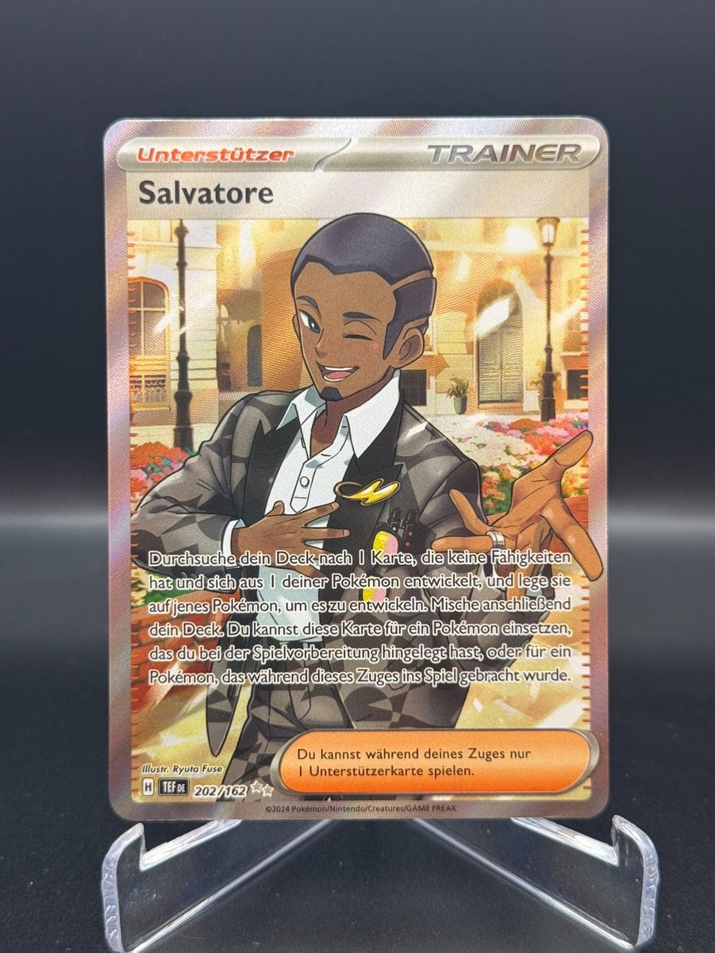 Pokémon Sammelbilder & Trading cards: Salvatore (TEF 202) – Gebraucht aus Birmensdorf ZH von SnorlaxMail