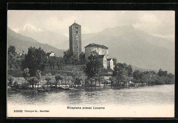 Cartoline postali: AK Locarno, Rivapiana – Usato da Berlin venduto da bartko-reher