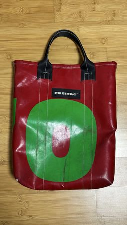 Freitag F75 LELAND Red Upcycled Truck Tarpaulin City Bag