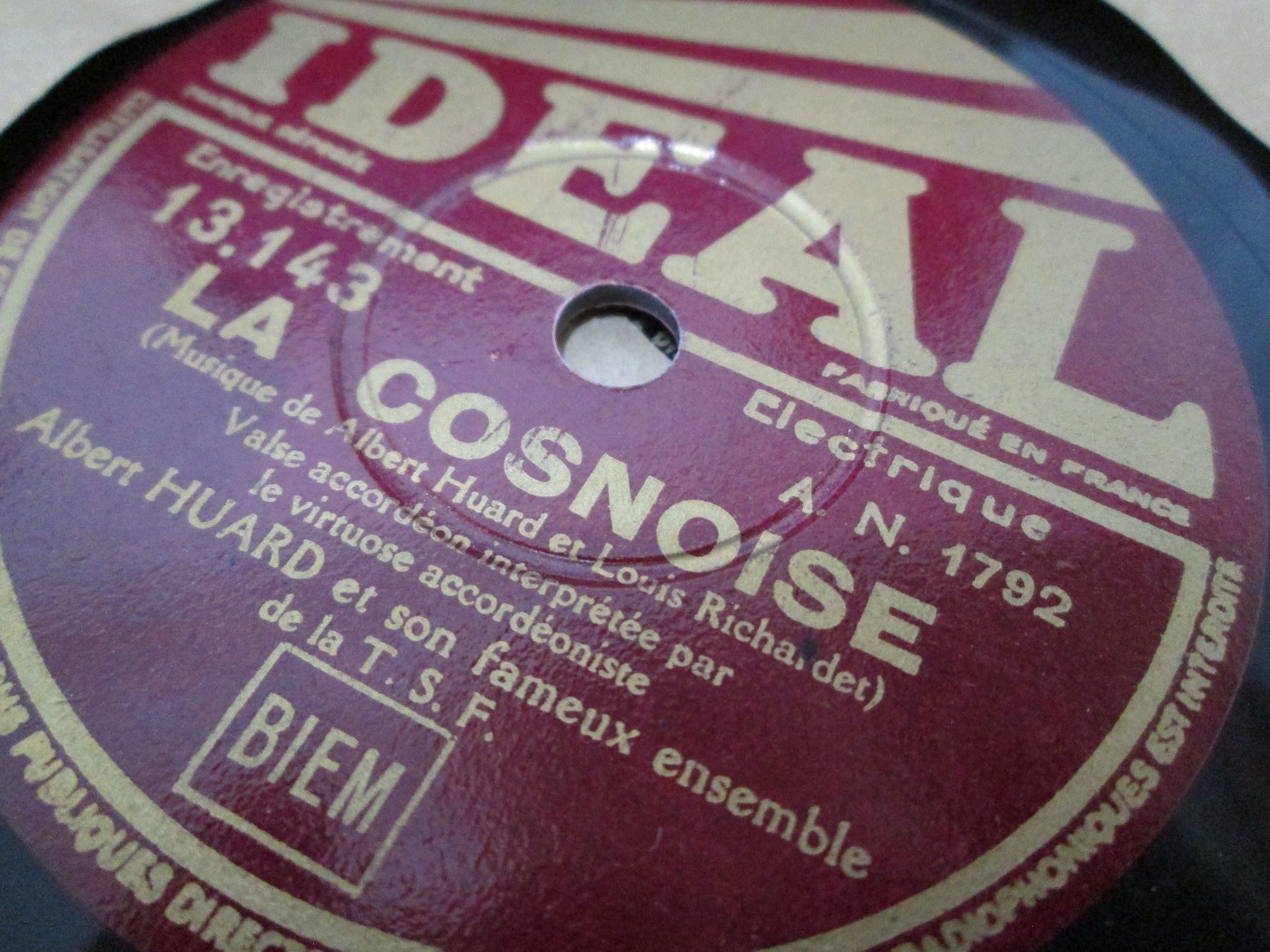 Schallplatten: DISQUES 78 TOURS – Gebraucht aus Lausanne von Leag 5