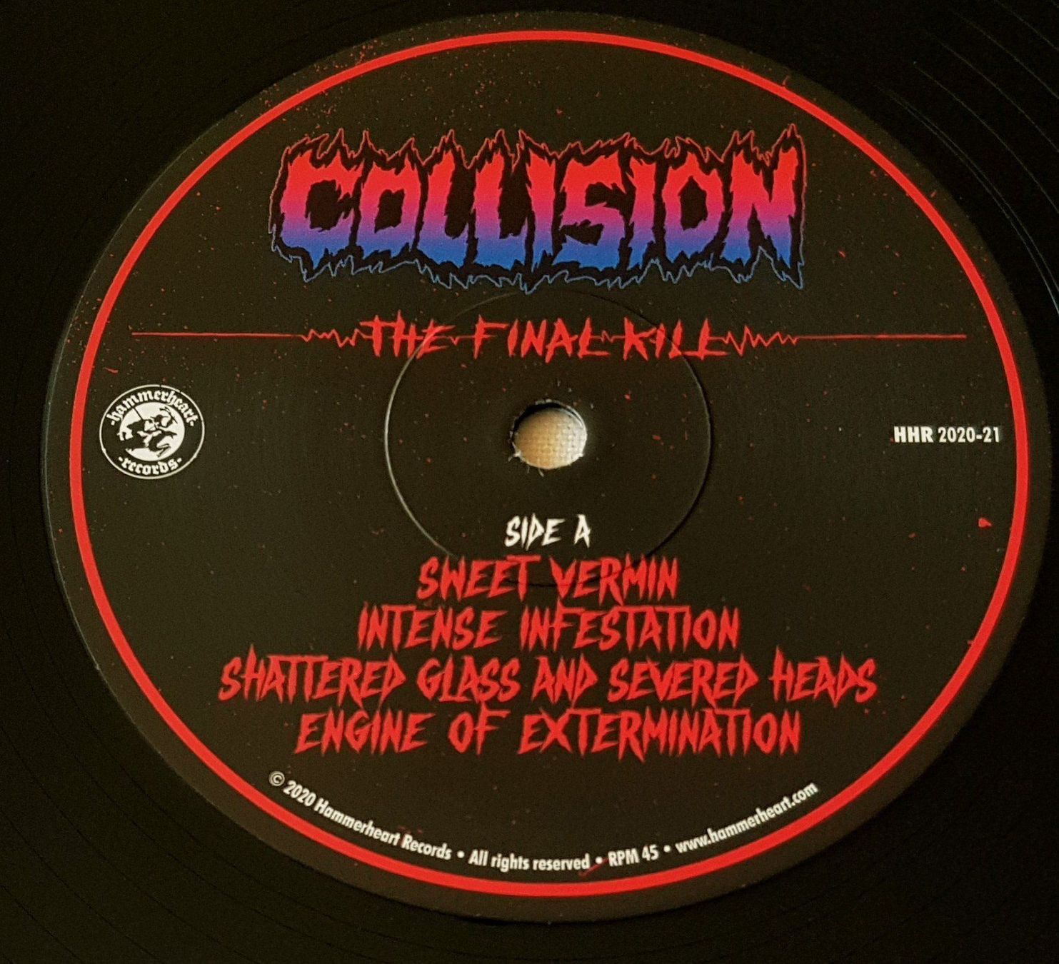 Schallplatten: Collision – The Final Kill - LP - 2020 - First Press – Neu (gemäss Beschreibung) aus Uster von Zardodel 4